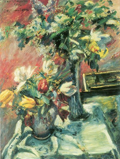 Flieder und Tulpen von Lovis Corinth